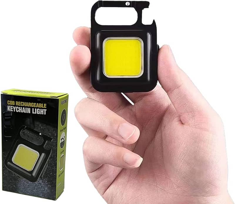 Auoyo Mini Keychain LED light 3 Mode Work Light 3