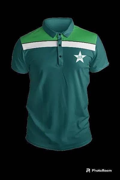 CRICKET SHIRT GREEN 2