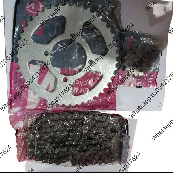 Sprocket Kit Set For CD 70 MotorCycle (Fully Imported) 7