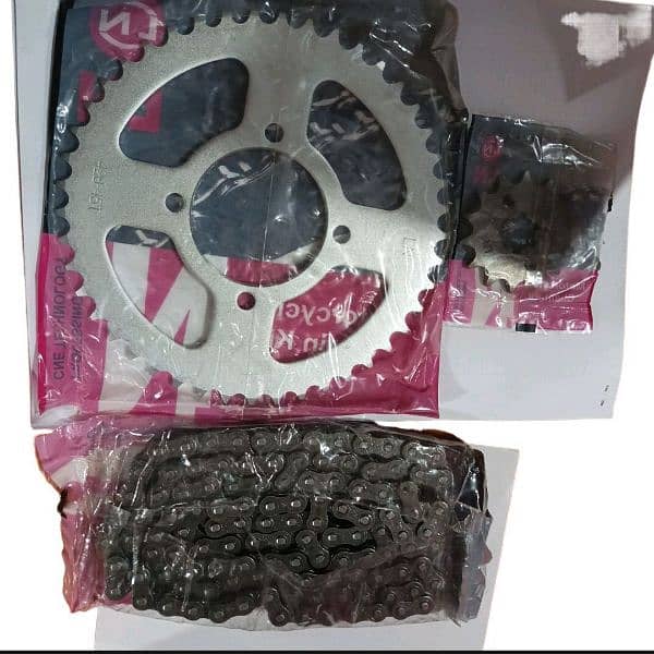 Sprocket Kit Set For CD 70 MotorCycle (Fully Imported) 10