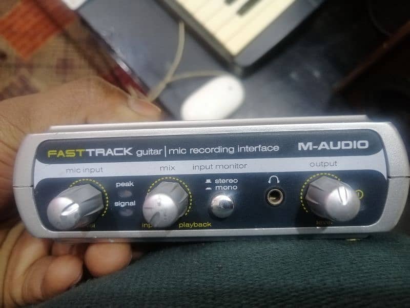 M audio fast track guitar sound card 0