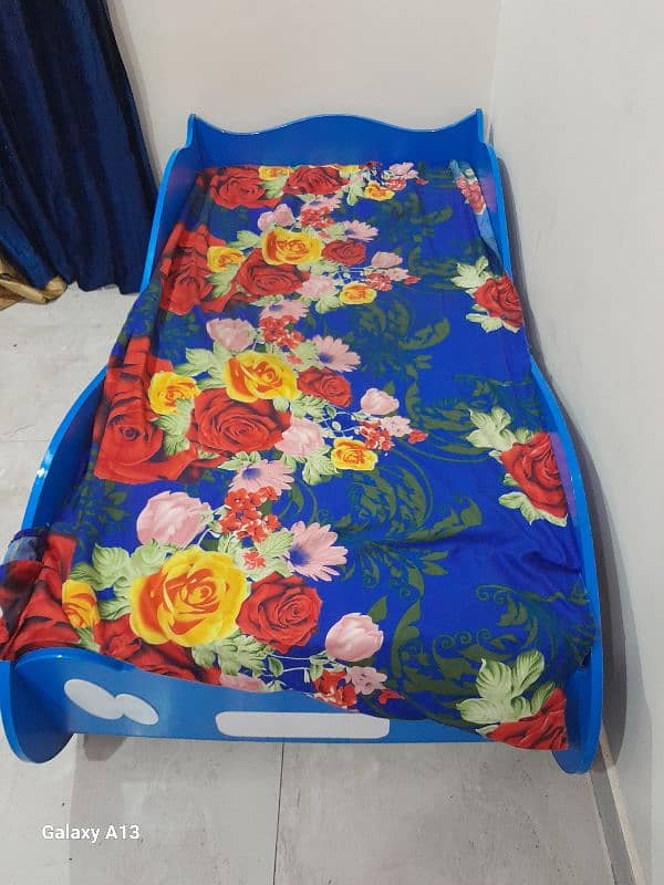 kids bed blue colour 1