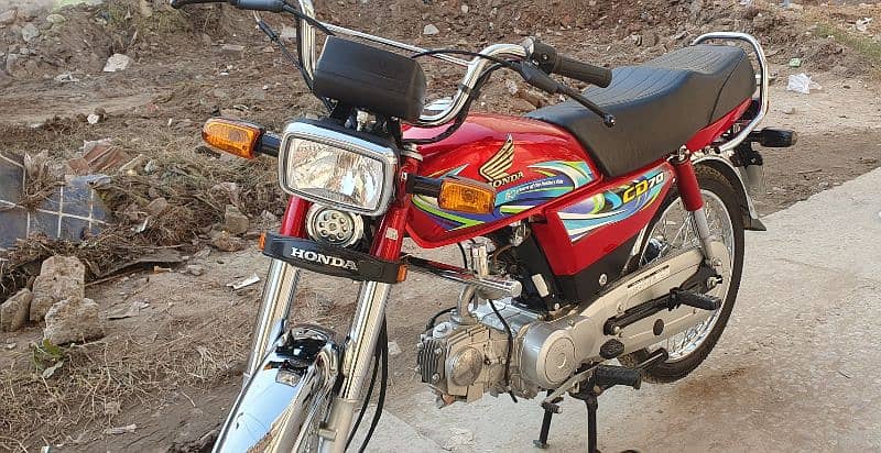 Honda cd 70 model 2024 Islamabad number 0