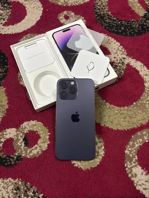 iphone 14pro max pta approved 256gb 0