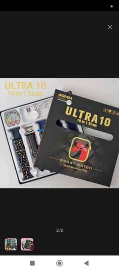 Ultra 10 with 10 straps and jelly case brand new