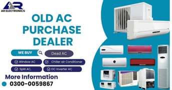 apne purene inverter/split AC/window ac/Dead Ac hme sale kre