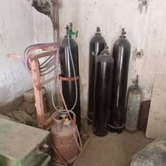 oxigen cylinders, welding machines, screw compressor drill machine,