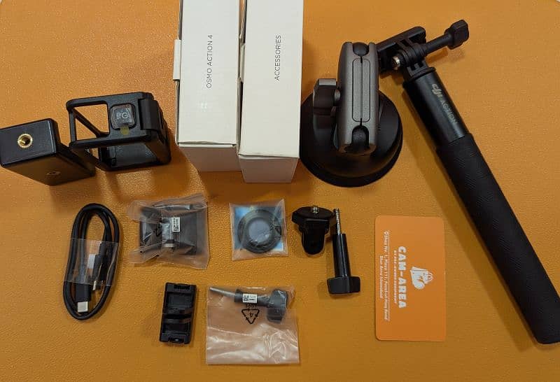 DJI OSMO ACTION 4 WITH ACCESSORIES, USED LIKE NEW, VLOGGING CAMERAS 1