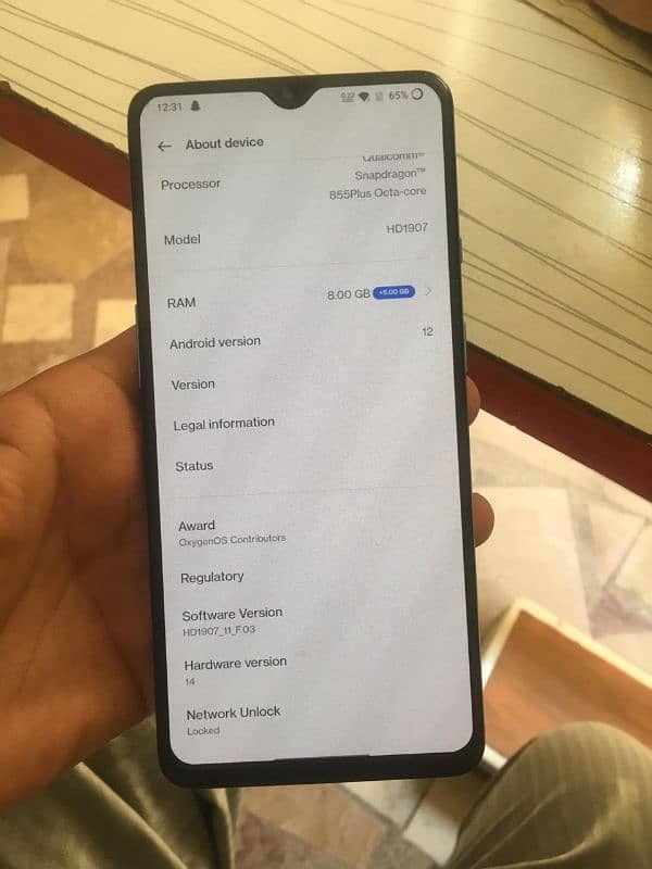 OnePlus 7t all ok non pta ha 2