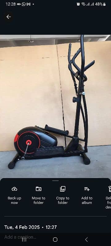 Elliptical cycle cross trainer magnetic exercise cycling machine bike 1