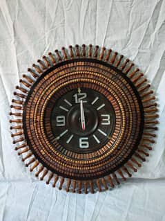 Premioum Quality Hand Made Wooden Clock for Home