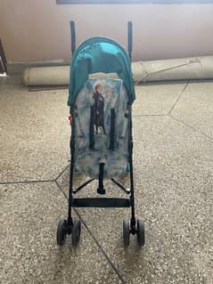 Disney Frozen Pink Printed Foldable Baby Stroller (Upto 3 years)