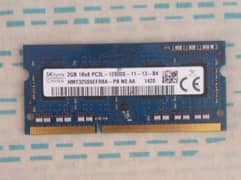 SK hynix 2GB DDR3 Laptop RAM (PC3L-12800S) - HMT325S6EFR8A-PB