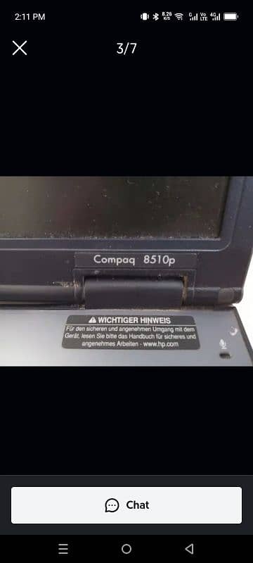 Compaq 8510p laptop battery 2