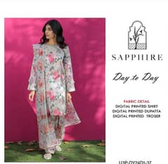 sapphire lawn suit