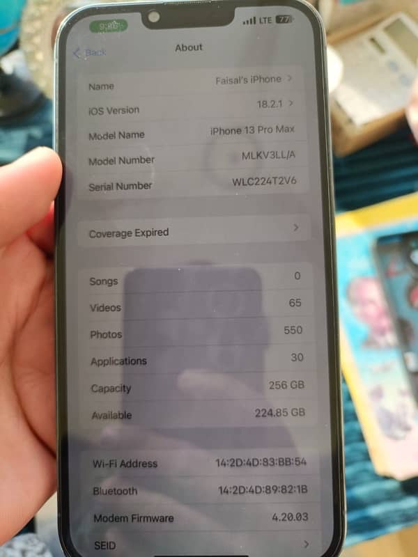 iPhone 13 Pro Max 256GB official PTA approved 5