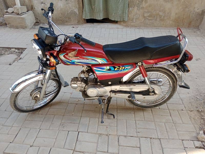 Honda CD 70 model 2024 3