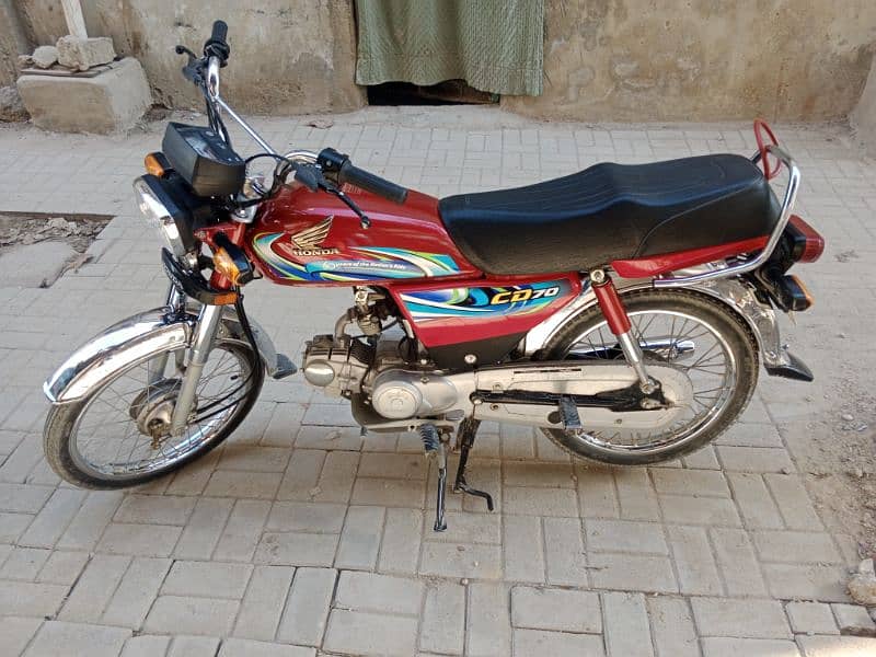 Honda CD 70 model 2024 4