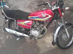 Honda CG 125 2019 red Colour Total Geniiune