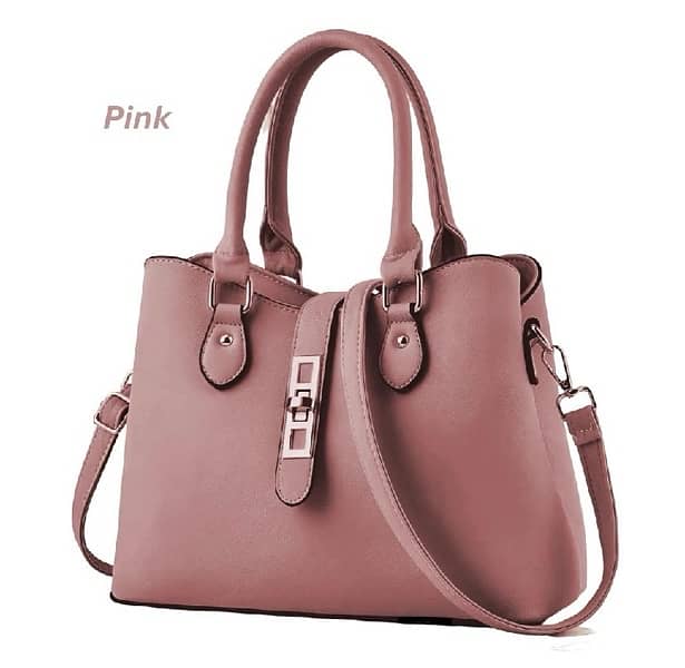 Women's Rexine Plain Hand Bag Set 3