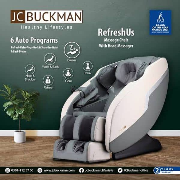 JC Buckman Message Chair with Headrest 1