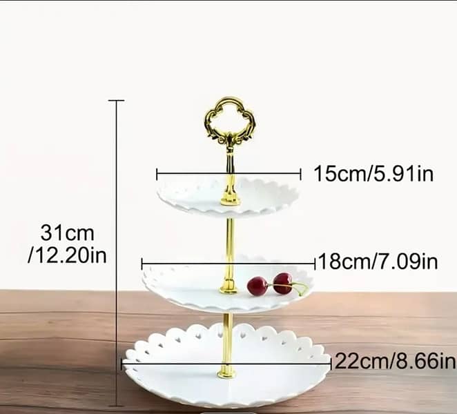 3 Tier Cupcake Stand for Tea 3