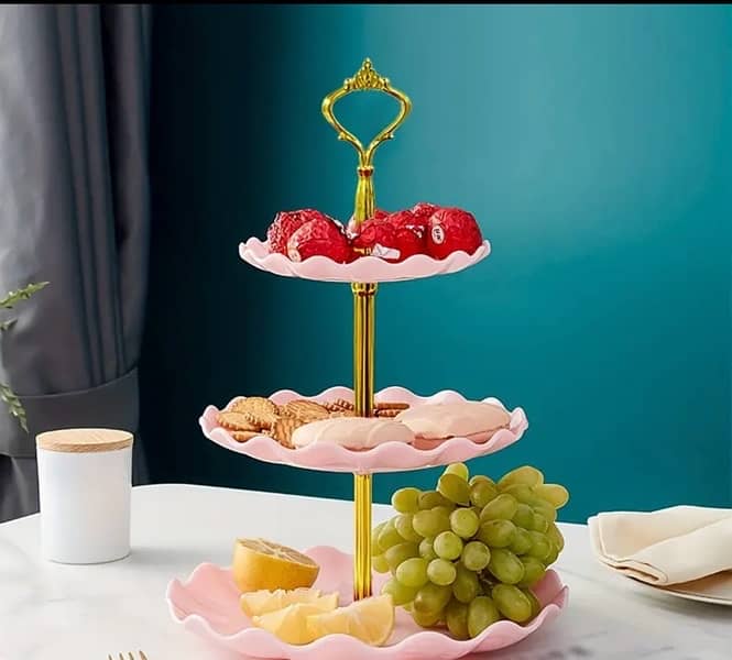 3 Tier Cupcake Stand for Tea 6