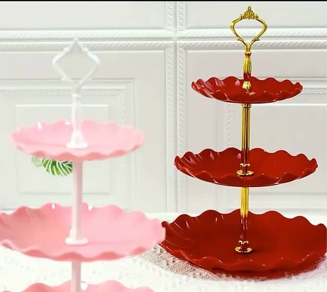 3 Tier Cupcake Stand for Tea 8