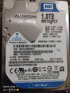 WD Blue Laptop 1TB