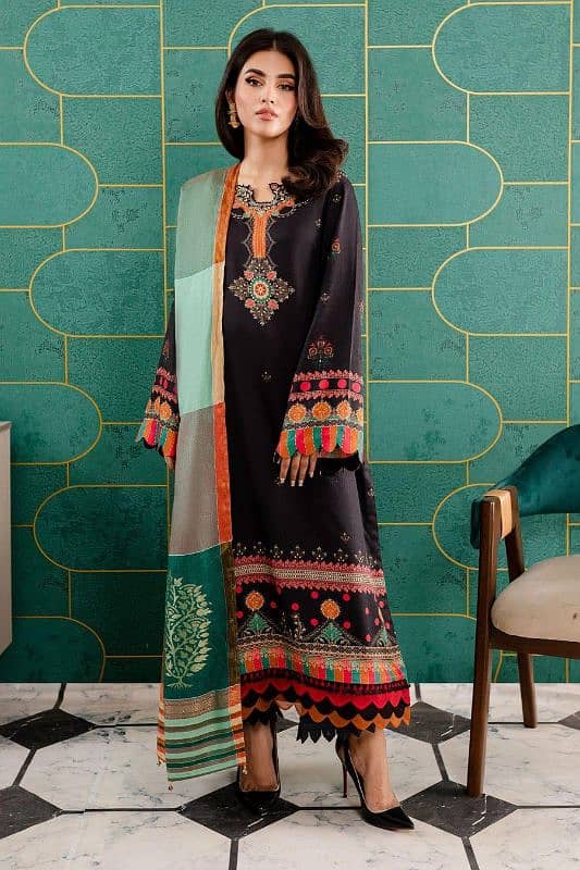 latest lawn collection/embroidered lawn/unstitched/branded lawn 9