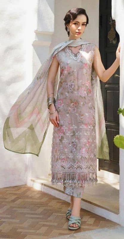 latest lawn collection/embroidered lawn/unstitched/branded lawn 18