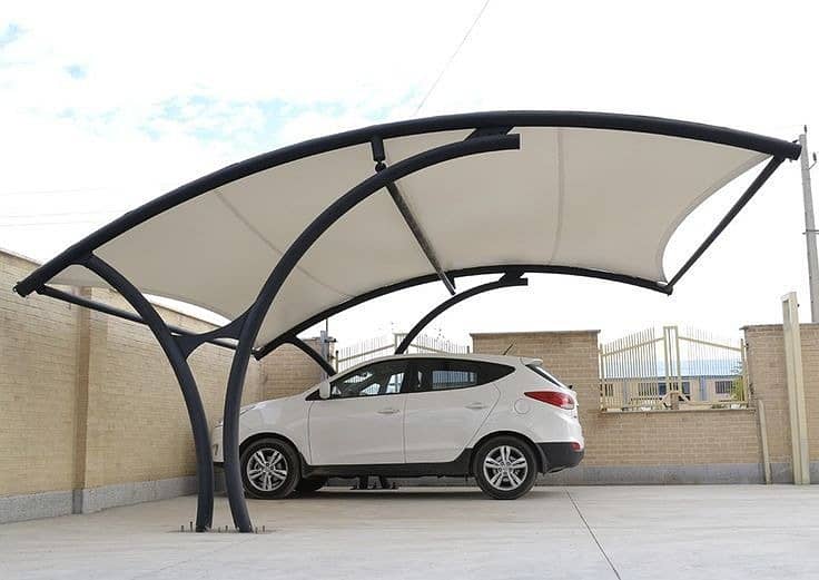 sheds \ fiberglass sheds \ tensile shades \ car parking shed \ shade 1