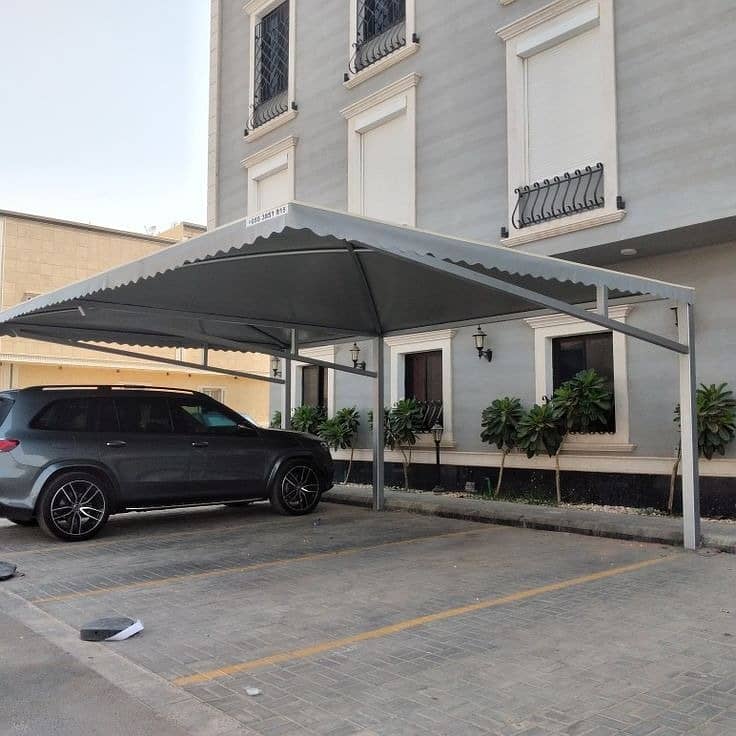 sheds \ fiberglass sheds \ tensile shades \ car parking shed \ shade 7