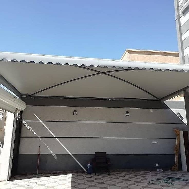 sheds \ fiberglass sheds \ tensile shades \ car parking shed \ shade 14