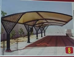 sheds \ fiberglass sheds \ tensile shades \ car parking shed \ shade