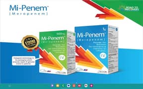 Meropenem 1g, 500mg