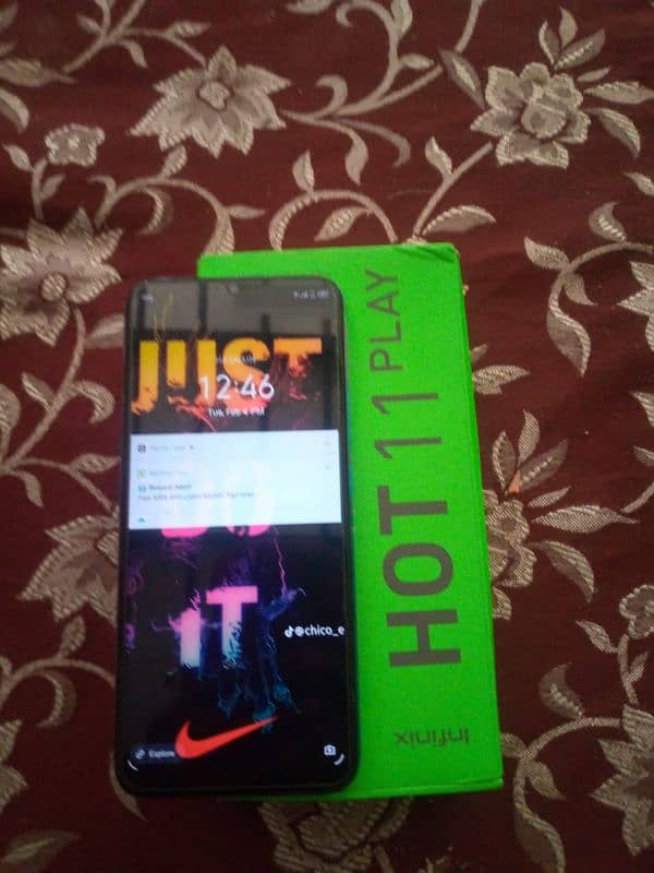 Infinix hot 11 play 10 /10 condition only one month use 5