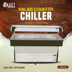 Salad bar counter-Salad counter display- cake chiller counter