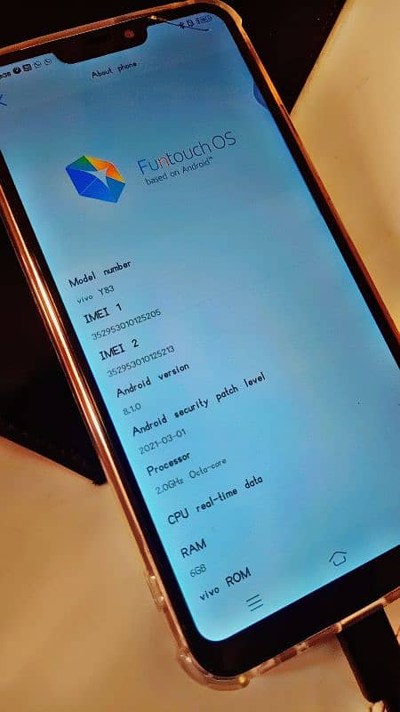Vivo y83 6/128 original 5