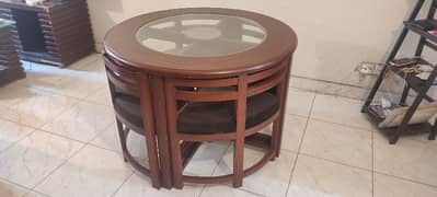 4 Seater Round Dining Table