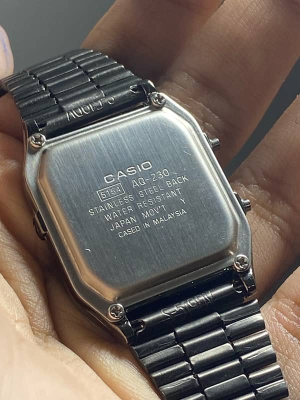 Casio-Aq-230GG Old Money style 4