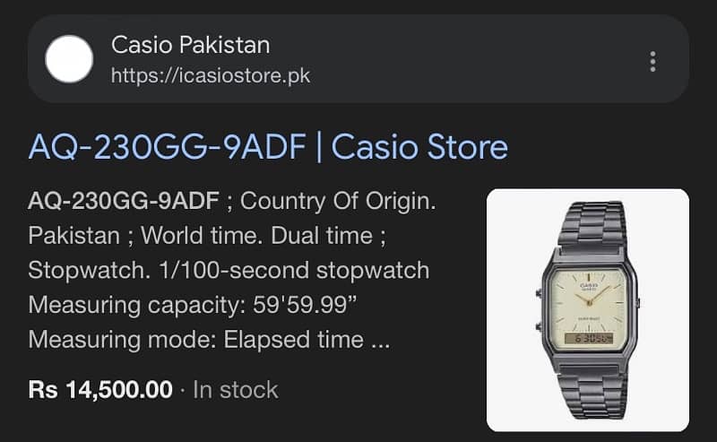 Casio-Aq-230GG Old Money style 6