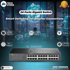 Tplink TL-SG1024D 24-Port Gigabit Desktop/Rackmount Switch (With Box)