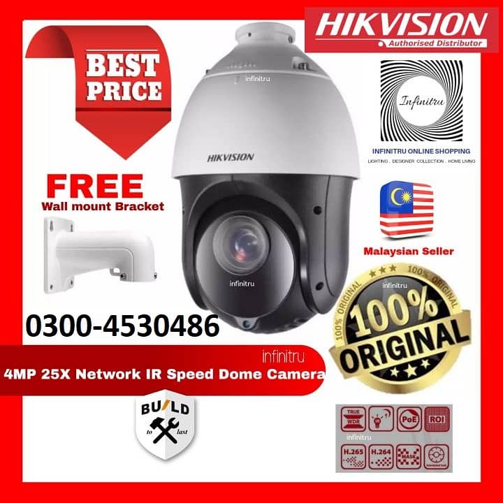 Hikvision PTZ Dome 4MP 25X Zoom 3004530486 1