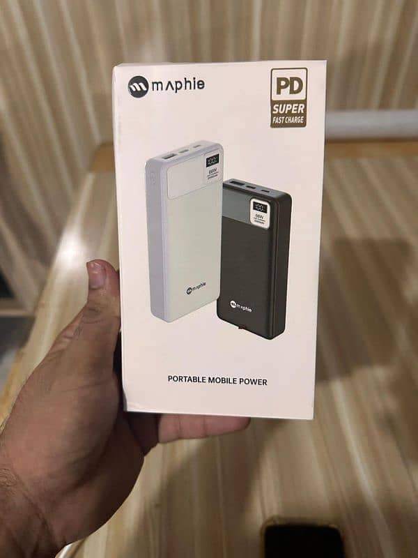 Portable 20000mAh Power Bank Fast Charging USB C & A Dual Ports 4