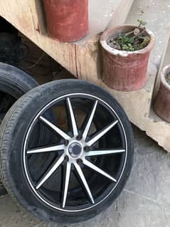 vossen 18 inch alloys with tyres