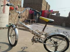 folding imported cycle for sell A One condition location nishatabad