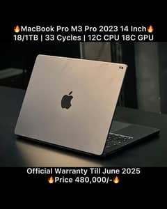 MacBook Pro M3 Pro 14 inch 18GB 1TB 2024 M2 M1