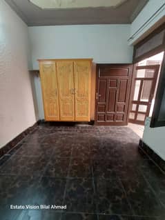 5 Marla Ground floor portion available for rent back side girls university Madina Town