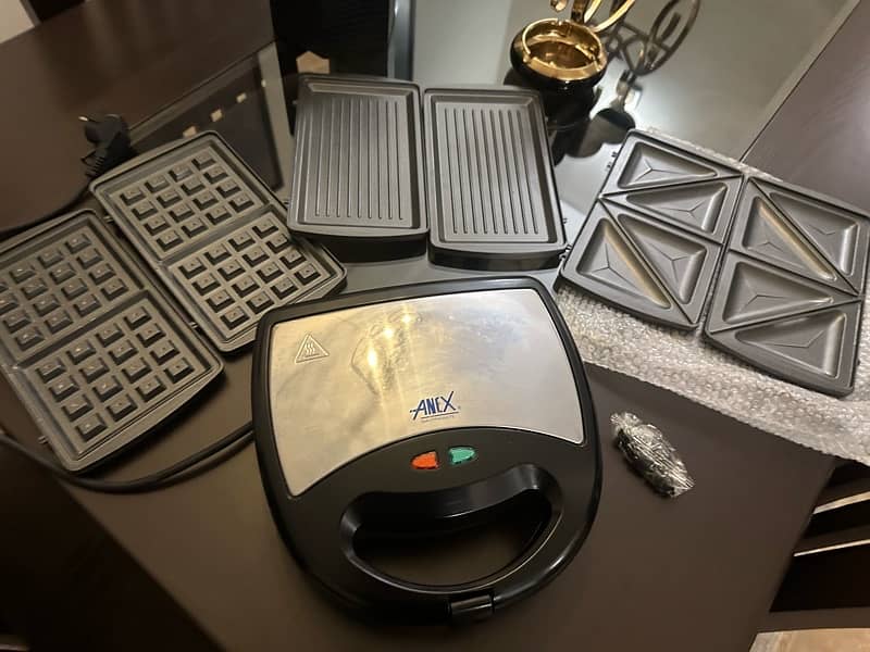 Brand New Air Freyer (Philips) & Anex Sandwich/ Waffle maker for Sale 8